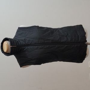 Tommy Hilfiger black vest with pockets - double zipper and red lining